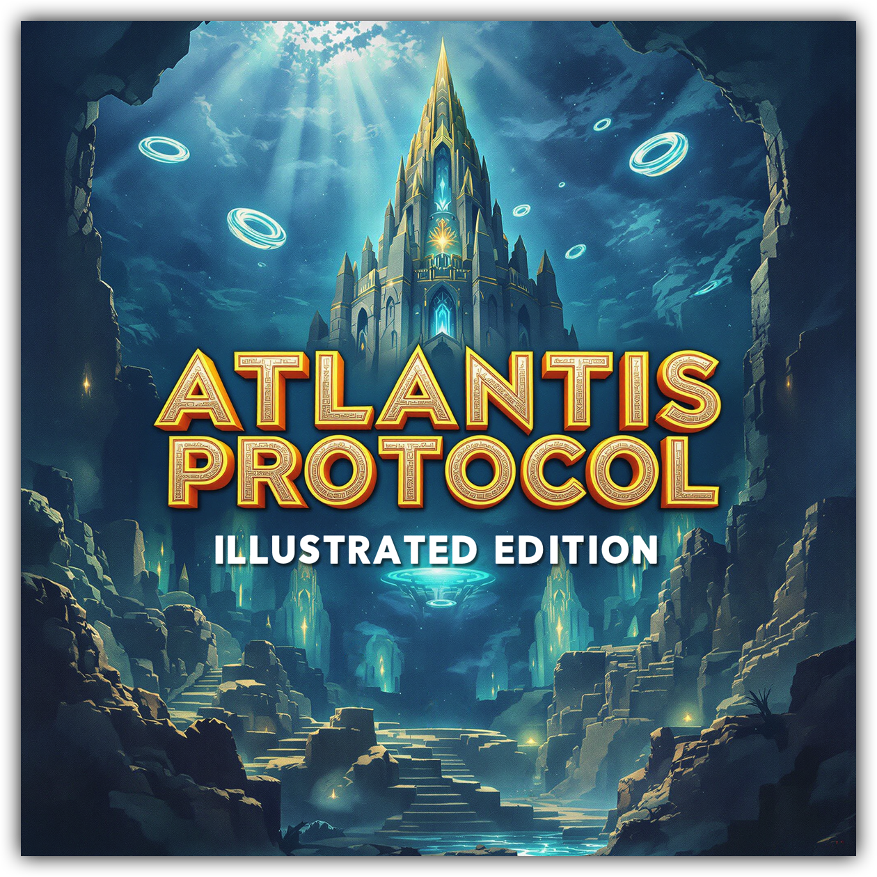 Scene from Atlantis Protocol, the Broadway sci-fi time travel love story musical about Atlantis.